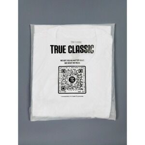 True Classic Crew Neck T-Shirt White XL NWT